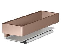 Keuco Edition 11 - Etagère avec raclette à verre, longueur 30 cm, doré rose brossé 11159290000