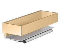 Keuco Edition 11 - Etagère avec raclette à verre, longueur 30 cm, laiton brossé 11159250000