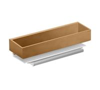 Keuco Edition 11 - Étagère avec raclette à vitre, longueur 30 cm, bronze brossé 11159030000