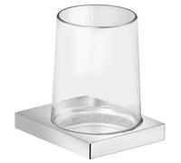 Keuco Edition 11 gobelet pour brosse à dents transparent-chrome 11150019000