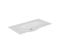 KEUCO EDITION 11 Lavabo à encastrer en céramique, 1055x17x538mm, sans trou pour robinet, blanc, 31150311000