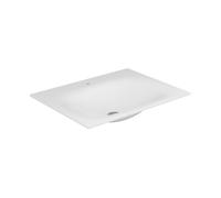 KEUCO EDITION 11 Lavabo à encastrer en Varicor, 1050x17x535mm, avec 1 trou pour robinet, blanc, 31270701001