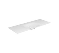 KEUCO EDITION 11 Lavabo à encastrer en Varicor, 2100x17x535mm, avec 1 trou pour robinet, blanc, 31270702101