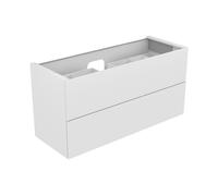 Keuco Keuco Meuble sous lavabo Edition 11 140x35x53,5 cm, avec LED, laqué mat, gris anthracite brillant Quantité:1
