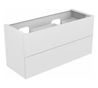 Keuco Edition 11 vasque 31264280000 140 x 70 x 53,5 cm, laqué satiné mat, verre satiné cachemire