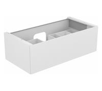 KEUCO EDITION 11 Meuble sous-lavabo pour lavabos à encastrer, 1 tiroir frontal, 1050x350x535mm, 31251110000
