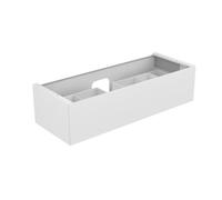 KEUCO EDITION 11 Meuble sous-lavabo pour lavabos à encastrer, 1 tiroir frontal, avec éclairage LED, 1400x350x535mm, 31261110100