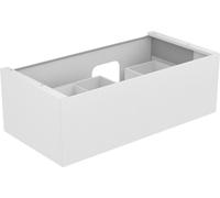 Keuco Edition 11 vasque 31254280000 105 x 35 x 53,5 cm, laqué satiné mat, verre cachemire satiné