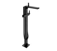 KEUCO EDITION 11 Mitigeur monocommandé pour bain au sol, saillie 291 mm, 51127370100, Couleur: Noir Mat
