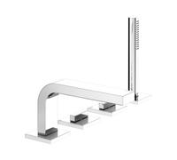 KEUCO Mitigeur bain-douche Edition 11 4 trous bord baignoire saillie 220 mm chromé 51130010200