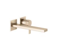 KEUCO EDITION 11 Mitigeur monocommandé pour lavabo, montage encastré, saillie 243mm, avec limiteur de température, 51116030202, Couleur: Bronze brossé