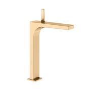 KEUCO EDITION 11 Mitigeur monocommande de lavabo 250, sans garniture d'écoulement, 51102250103, Couleur: Laiton brossé