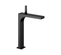 KEUCO EDITION 11 Mitigeur monocommande de lavabo 250, sans garniture d'écoulement, 51102370103, Couleur: Noir Mat