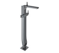 KEUCO EDITION 11 Mitigeur monocommandé pour bain au sol, saillie 291 mm, 51127130100, Couleur: Chrome noir brossé