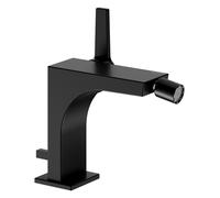 KEUCO Mitigeur monocommandé Edition 11 bidet – bec 139 mm – garniture de vidage – Noir mat