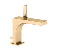 KEUCO EDITION 11 Mitigeur monocommandé pour lavabo 110, avec garniture d'écoulement, saillie 136mm, 51104250000, Couleur: Laiton brossé