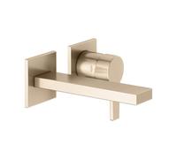 KEUCO EDITION 11 Mitigeur monocommandé pour lavabo, montage encastré, saillie 165mm, avec limiteur de température, 51116030201, Couleur: Bronze brossé