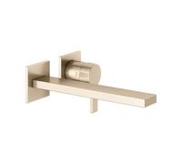 KEUCO EDITION 11 Mitigeur monocommandé pour lavabo, montage encastré, saillie 243mm, avec limiteur de température, 51116030202, Couleur: Bronze brossé