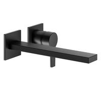 KEUCO Mitigeur mural lavabo Edition 11 51116370202 saillie 243 mm Noir mat