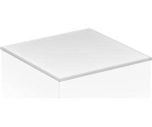 Keuco Edition 11 Plaque de recouvrement 361 x 524 mm pour sideboard / meuble sous-lavabo - verre truffe / laque mat - 31320149001