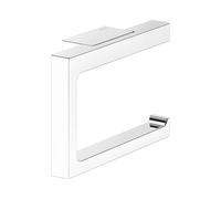 Keuco Edition 11 Porte-Papier Toilette, Forme Ouverte, métal chromé | Fabriqué en Allemagne, pivotant, avec vis et chevilles, porte-papier hygiénique pour percer