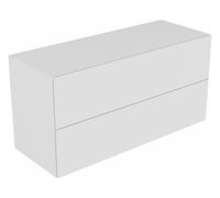 KEUCO EDITION 11 Sideboard, 2 tiroirs à casseroles, 1400x700x535mm, 31327890000, Corps/Avant: Placage chêne clair / Placage chêne clair