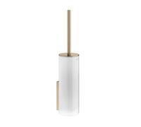 KEUCO Brosse de toilette Edition 400 - avec support, verre dépoli, bronze brossé 11564039000