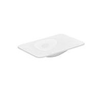 Keuco Edition 400 Céramique lavabo 31570311600 blanc , 60x1,6x40cm, sans trou pour robinetterie, sans trop-plein