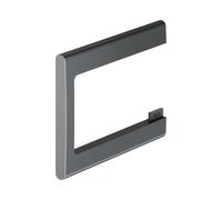 KEUCO EDITION 400, Distributeur de papier toilette, orientable, 11562130000, Couleur: Chrome noir brossé