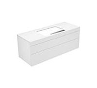 Keuco Edition 400 Keuco Edition 400 Keuco 31573720000 140x54,6x53,5cm, sans trou pour robinetterie, blanc / truffe