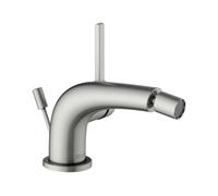 Keuco Edition 400 - Mélangeur bidet avec vidange, acier inoxydable 51509060000
