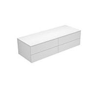 Keuco Edition 400 Meuble latéral 31766300000 suspendu / 4 tiroir blanc