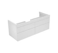 KEUCO EDITION 400 meuble sous-lavabo, 4 tiroirs frontaux, 1400x546x535mm, 31562450000, Corps/Avant: Peinture texturée cachemire / Peinture texturée cachemire