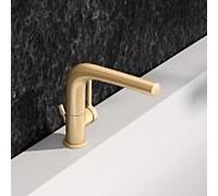 KEUCO Edition 400 mitigeur lavabo 150, 51505250000 pivotante , avec tirette garniture de vidange , laiton brossé