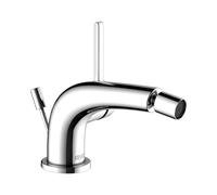 KEUCO EDITION 400 Mitigeur monocommandé pour bidet, saillie 127mm, avec garniture d'écoulement, 51509010000, Couleur: Chromé