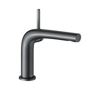KEUCO EDITION 400 Mitigeur monocommandé pour lavabo 120, sans garniture de vidage, saillie 153mm, 51504130102, Couleur: Chrome noir brossé