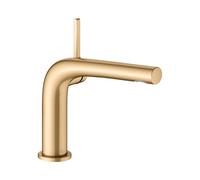 KEUCO EDITION 400 Mitigeur monocommandé pour lavabo 120, sans garniture de vidage, saillie 153mm, 51504250102, Couleur: Laiton brossé