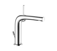 KEUCO EDITION 400 Mitigeur monocommandé pour lavabo 150, avec garniture d'écoulement, saillie 153mm, 51502010000, Couleur: Chromé