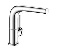 KEUCO EDITION 400 Mitigeur monocommandé pour lavabo 150, pivotant, sans garniture de vidage, 51505010100, Couleur: Chromé