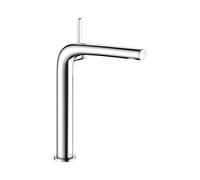 KEUCO EDITION 400 Mitigeur monocommandé pour lavabo 240, sans garniture de vidage, saillie 183mm, hauteur 241mm, 51502010102, Couleur: Chromé