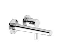 KEUCO EDITION 400 Mitigeur monocommandé pour lavabo, encastré, avec limiteur de température, saillie 197mm, 51516010200, Couleur: Chromé