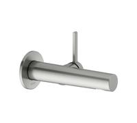 KEUCO EDITION 400 Mitigeur monocommandé pour lavabo, encastré pour montage mural, saillie 165mm, 51516060101, Couleur: acier inoxydable
