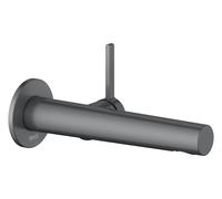 KEUCO EDITION 400 Mitigeur monocommandé pour lavabo, encastré pour montage mural, saillie 197mm, 51516131101, Couleur: Chrome noir brossé