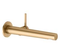 KEUCO EDITION 400 Mitigeur monocommandé pour lavabo, encastré pour montage mural, saillie 243mm, 51516032101, Couleur: Bronze brossé