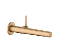KEUCO EDITION 400 Mitigeur monocommandé pour lavabo, encastré pour montage mural, saillie 243mm, 51516032101, Couleur: Bronze brossé