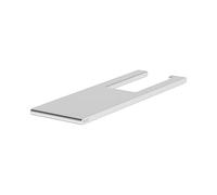 KEUCO Porte-papier toilette Edition 400 avec tablette aluminium anodisé argent 11573170000