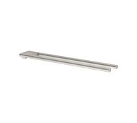 KEUCO EDITION 400 porte-serviettes, 2 bras, fixe, 450 mm, 11518050000, Couleur: nickel brossé