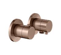 KEUCO Edition 400 set de raccords thermostatiques 51553291121 pour 2 consommateurs, avec raccord de tuyau, finition inox