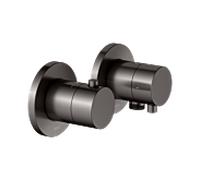 KEUCO Edition 400 kit de raccords de thermostat 51553351121 pour 2 Verbraucher , avec raccord de tuyau, finition inox