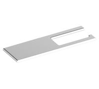KEUCO Porte-papier toilette Edition 400 avec tablette aluminium anodisé argent 11573170000